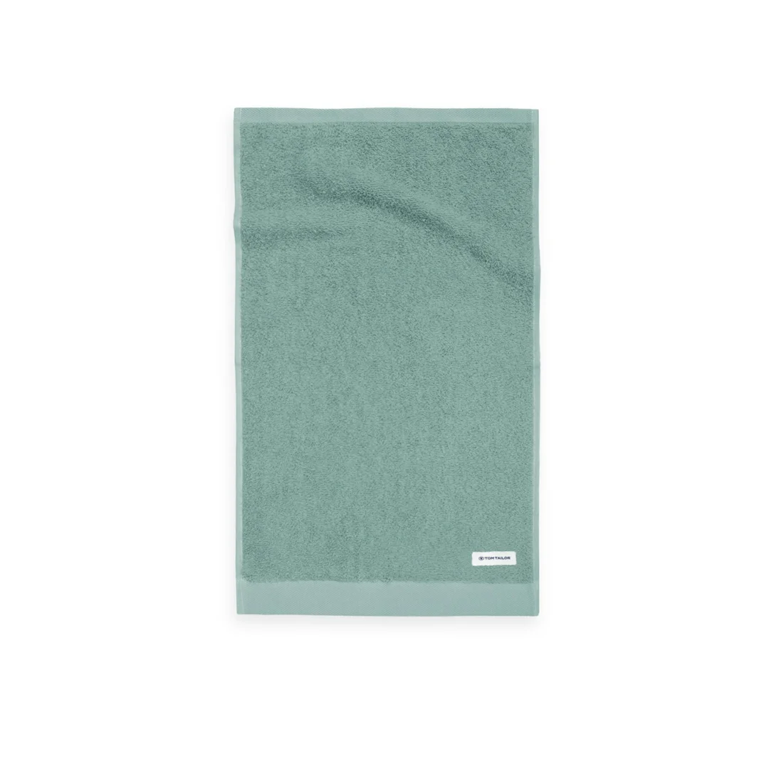 Ręcznik 50x100 Tom Tailor miętowy frotte 500 g/m2 — zdjęcie 2