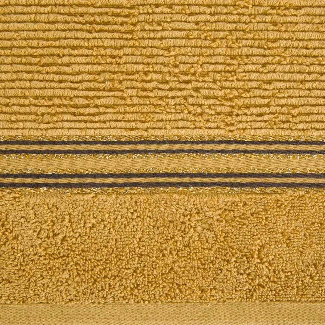 Ręcznik 50x90 Filon 08 musztardowy 530g/m2 Eurofirany — zdjęcie 2