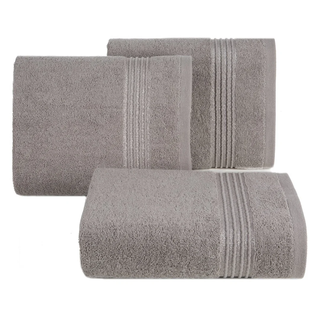 Ręcznik 50x90 Lila 04 szary 500g/m2 Eurofirany — zdjęcie 2