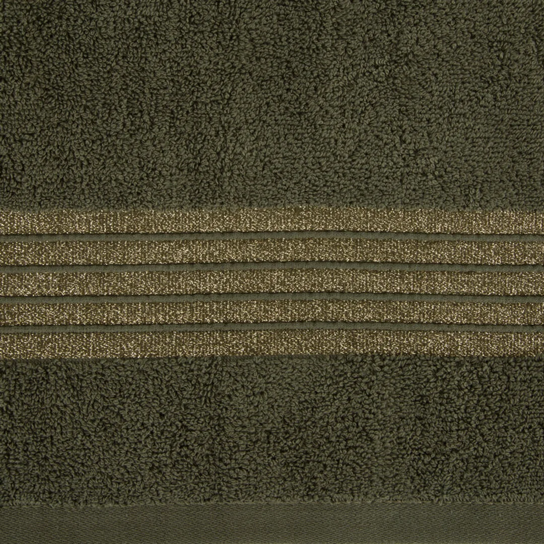 Ręcznik 50x90 Lila 07 oliwkowy 500g/m2 Eurofirany — zdjęcie 3