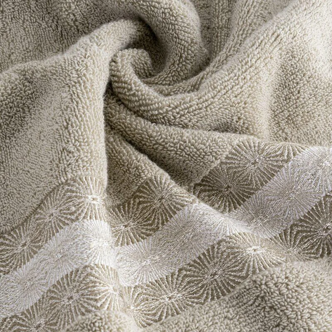 Ręcznik 50x90 Malika beżowy frotte 500g/m2 Eurofirany — zdjęcie 4
