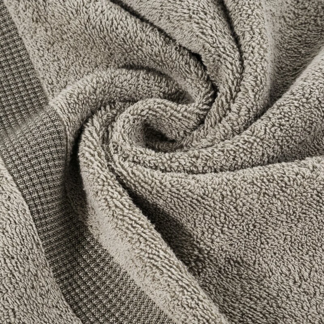 Ręcznik 50x90 Rodos beżowy ciemny 07 frotte 500g/m2 Eurofirany — zdjęcie 2