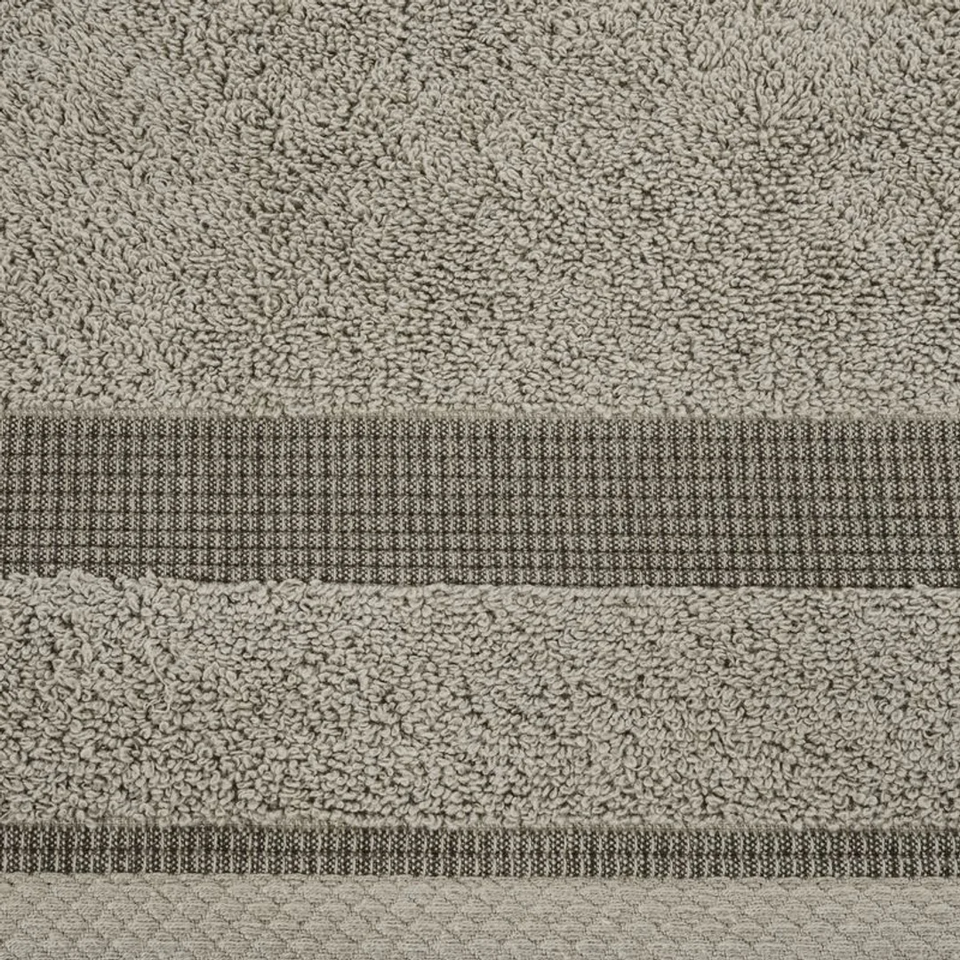 Ręcznik 50x90 Rodos beżowy ciemny 07 frotte 500g/m2 Eurofirany — zdjęcie 3