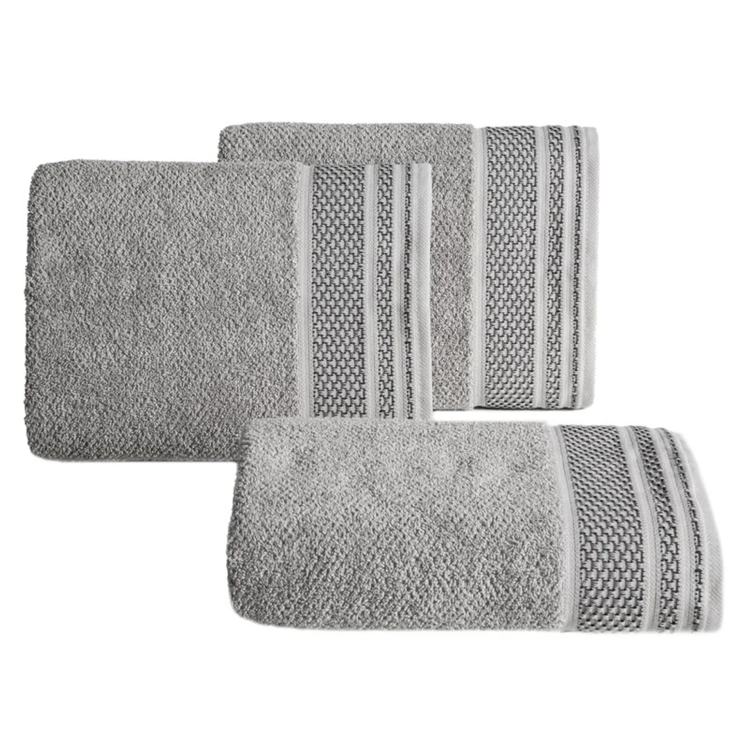 Ręcznik 50x90 Suzana srebrny frotte 500g/m2 Eurofirany — zdjęcie 2