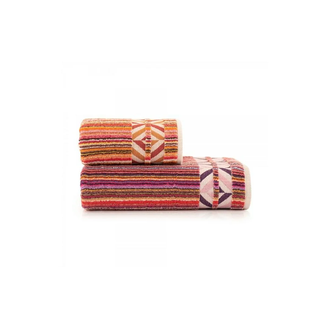 Ręcznik 70x140 Peru wielokolorowy 02 paski frotte 500 g/m2 9152 Zwoltex — zdjęcie 6