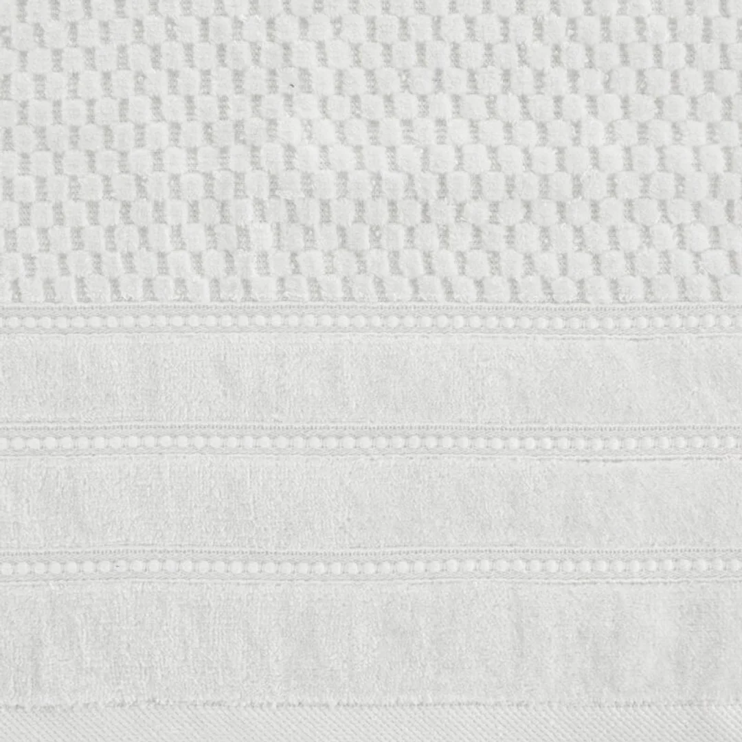 Ręcznik Adore 50x90 biały o strukturze krateczki 500 g/m2 Eurofirany — zdjęcie 3
