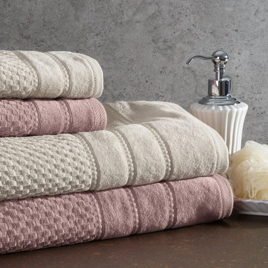 Ręcznik Adore 50x90 miętowy o strukturze krateczki 500 g/m2 Eurofirany — zdjęcie 4
