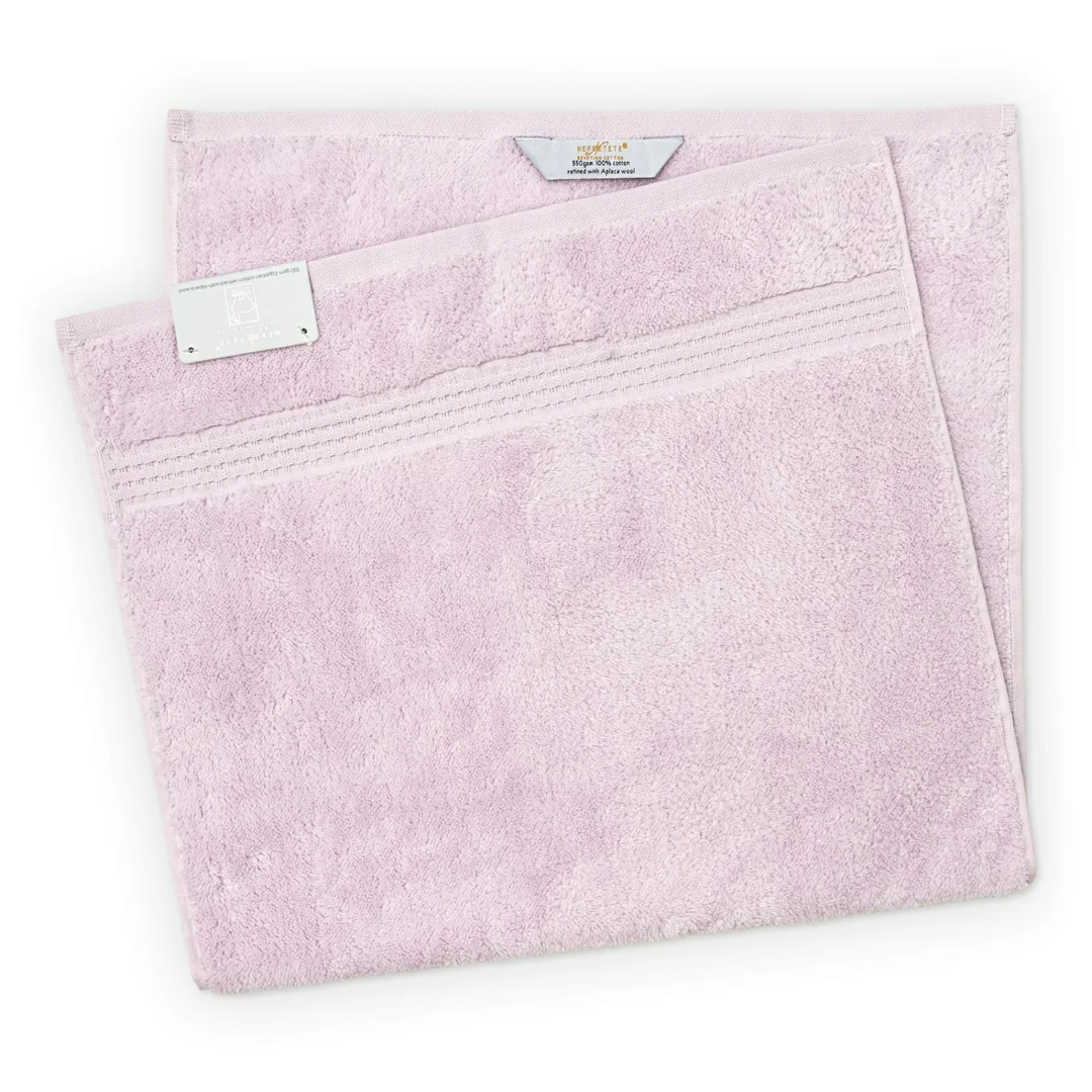 Ręcznik Alpaca 70x130 różowy pudrowy 550 g/m2 Nefretete — zdjęcie 2