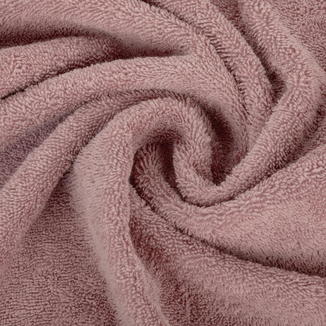 Ręcznik Avinion 70x140 liliowy frotte z ozdobną bordiurą z wzorem wafla 500 g/m2 Terra Collection Eurofirany — zdjęcie 4