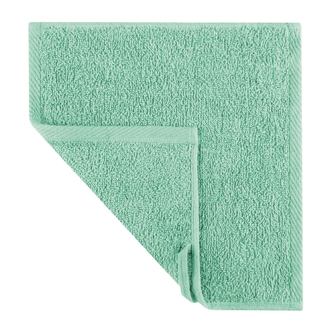 Ręcznik Bari 100x150 zielony szałwiowy frotte 500 g/m2 — zdjęcie 3
