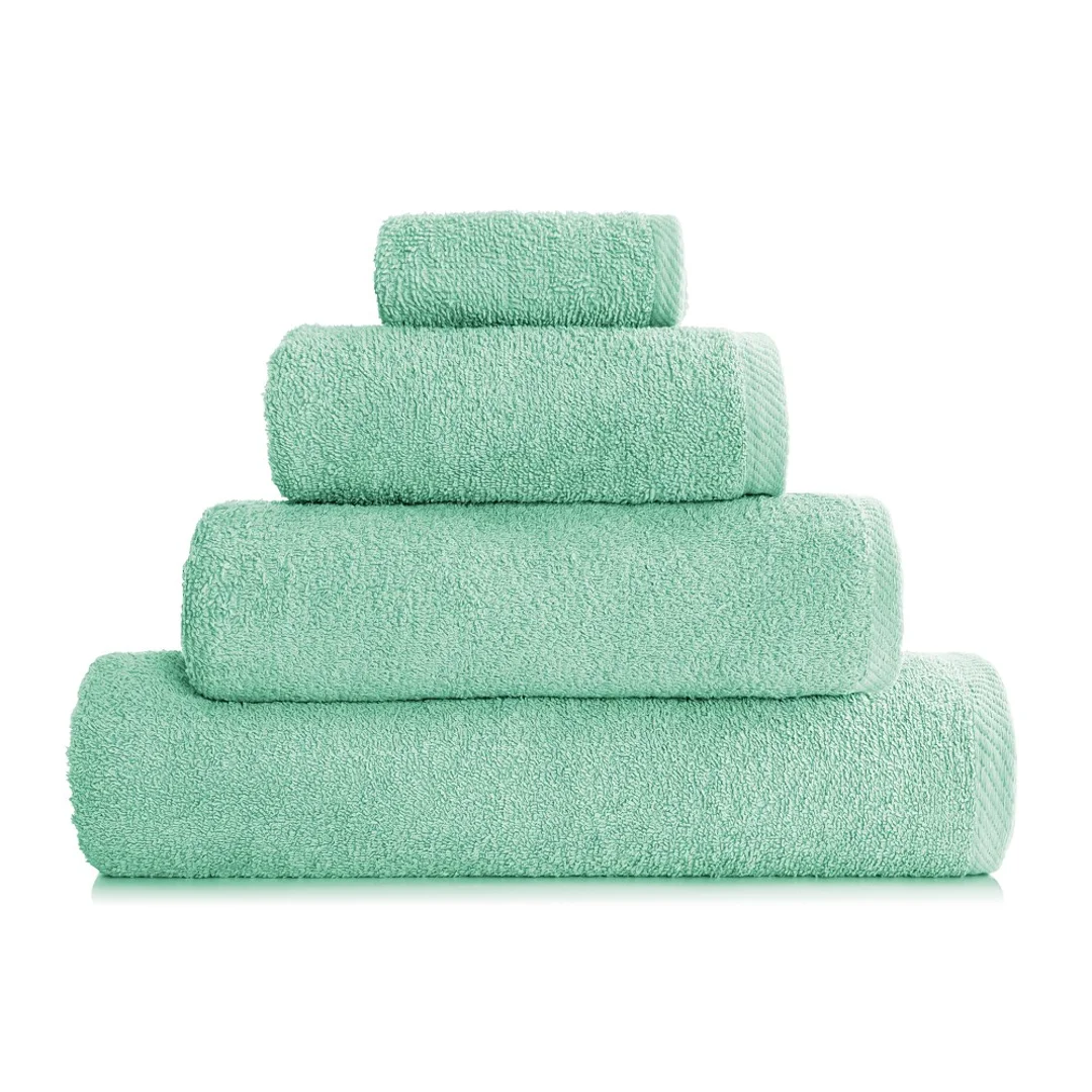 Ręcznik Bari 100x150 zielony szałwiowy frotte 500 g/m2 — zdjęcie 4
