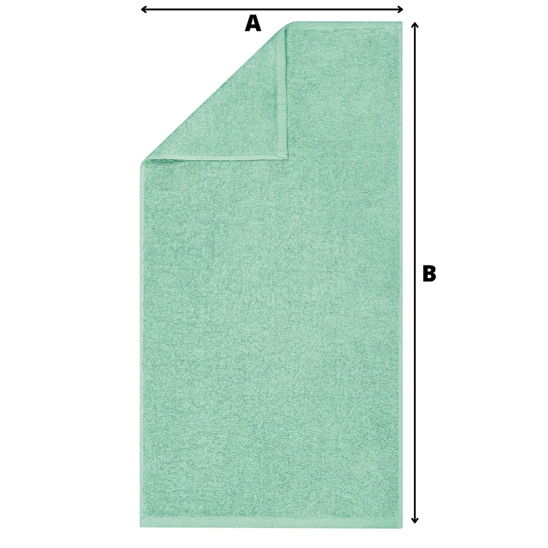 Ręcznik Bari 100x150 zielony szałwiowy frotte 500 g/m2 — zdjęcie 6