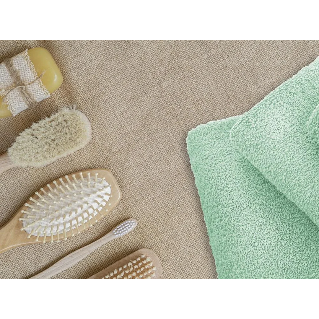 Ręcznik Bari 100x150 zielony szałwiowy frotte 500 g/m2 — zdjęcie 7