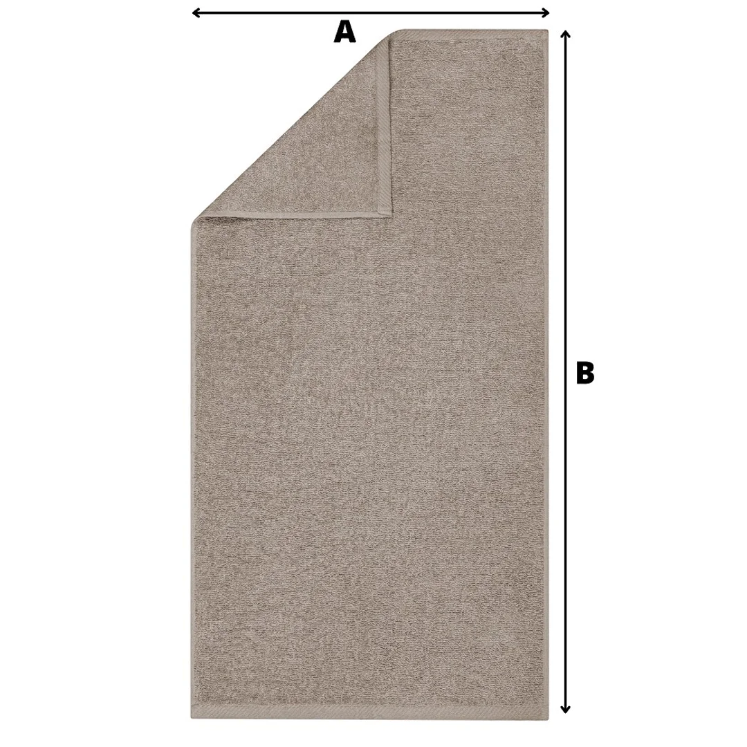 Ręcznik Bari 70x140 beżowy ciemny frotte 500 g/m2 — zdjęcie 6