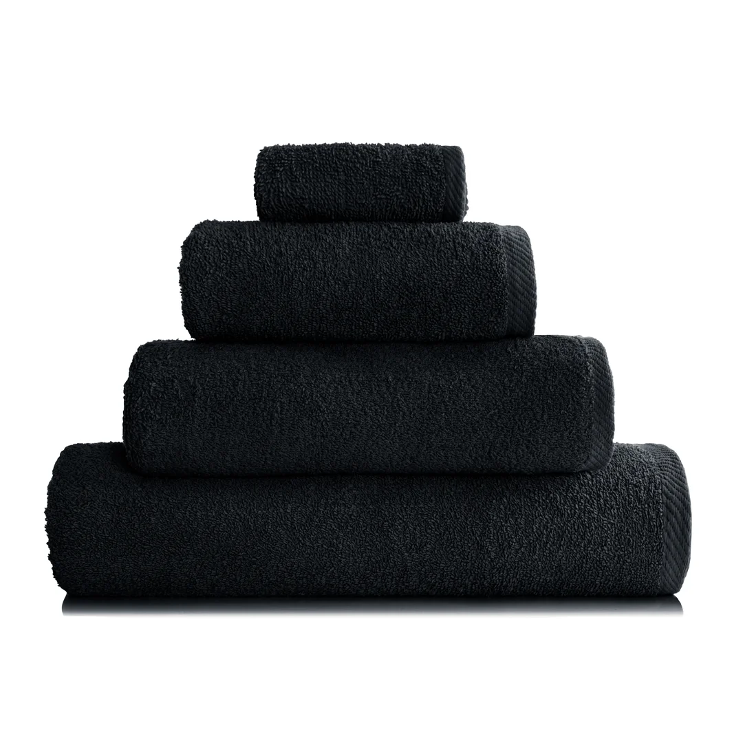 Ręcznik Bari 70x140 czarny frotte 500 g/m2 — zdjęcie 4