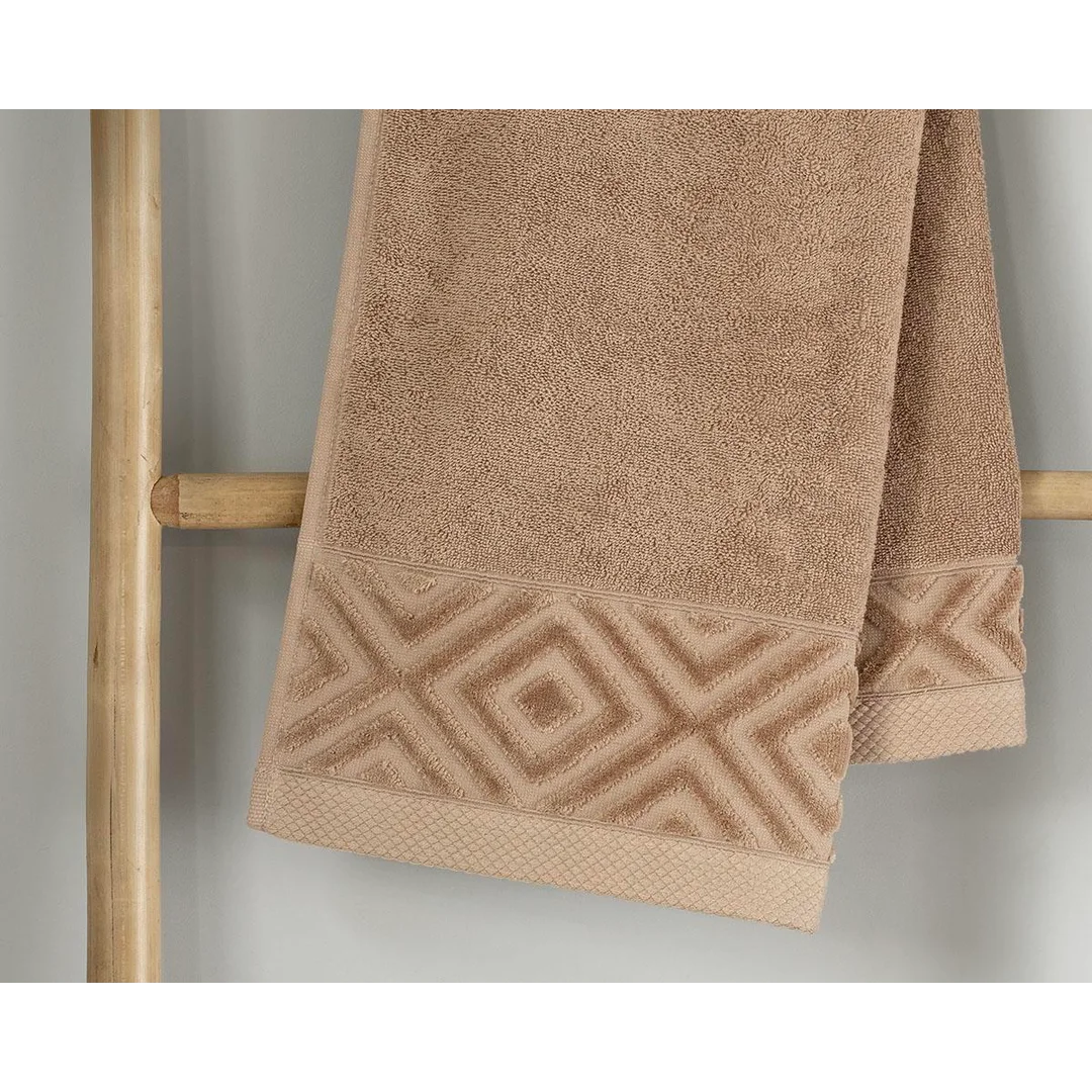 Ręcznik bawełniany Paula 50x90 taupe 550 g/m2 — zdjęcie 2