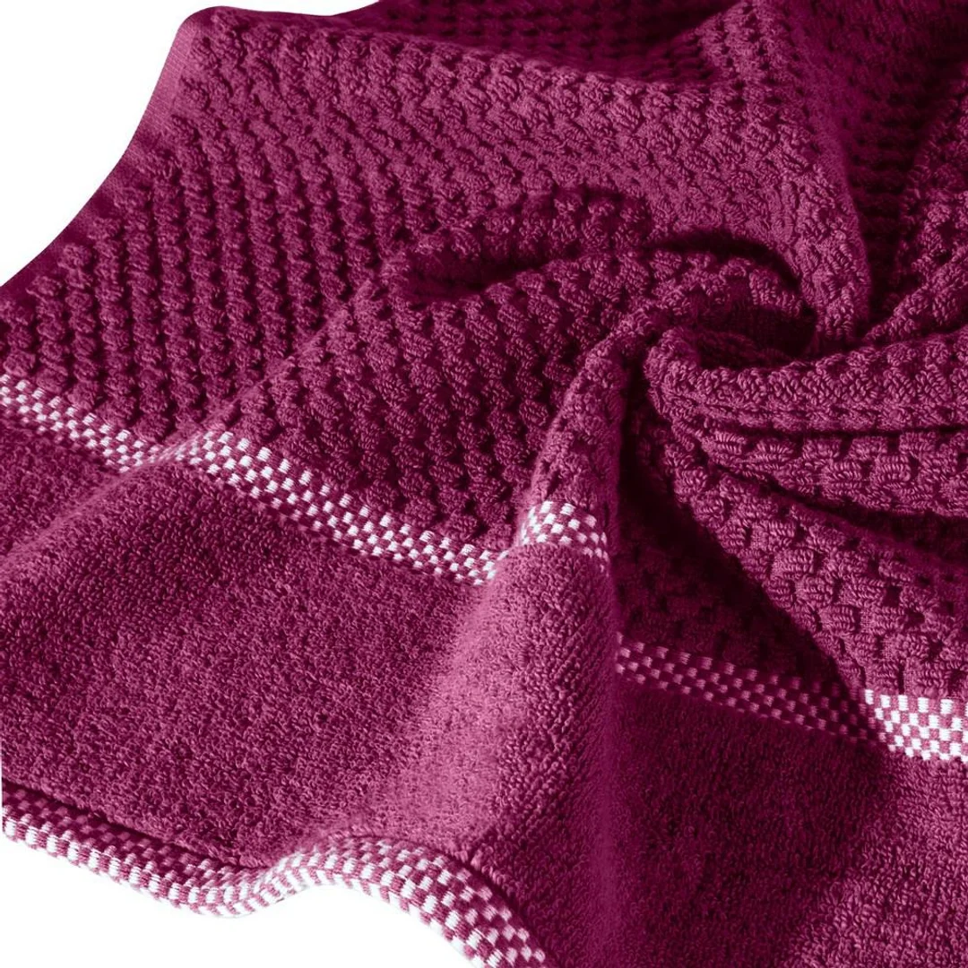 Ręcznik Caleb 50x90 amarantowy 540g/m2 Eurofirany — zdjęcie 2