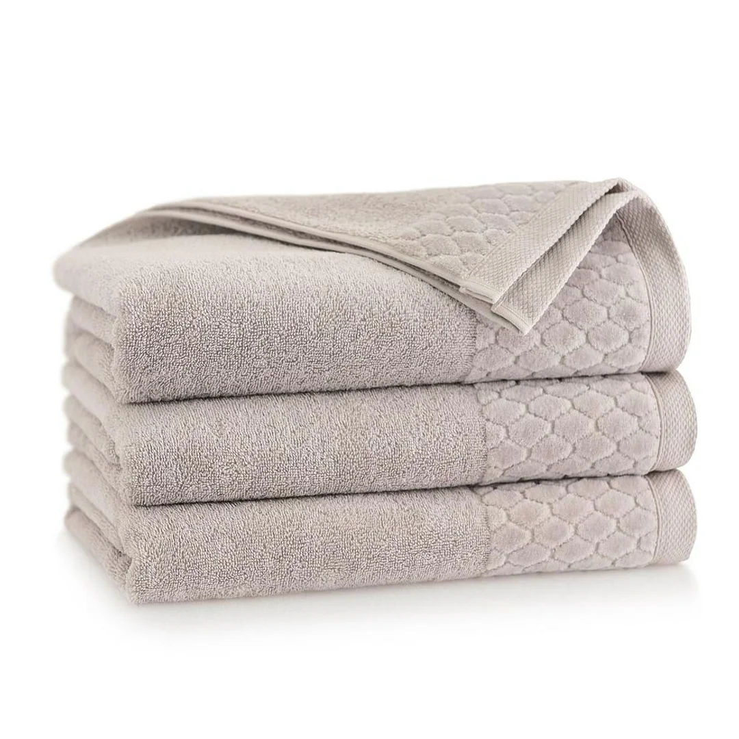 Ręcznik Carlo AG 50x100 beżowy sepia 8549/5908 500g/m2 — zdjęcie 2