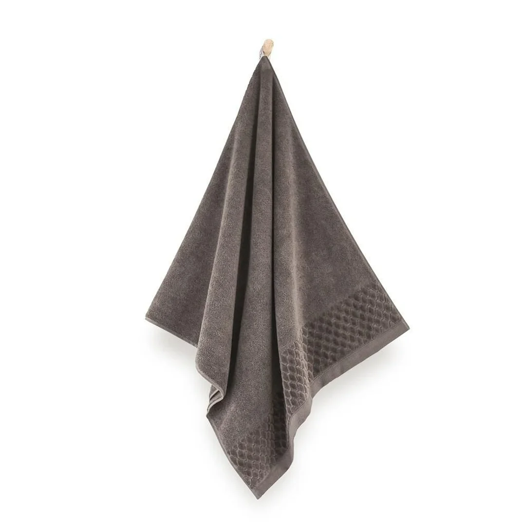 Ręcznik Carlo AG 50x100 brązowy taupe 8549/587 500g/m2 — zdjęcie 3