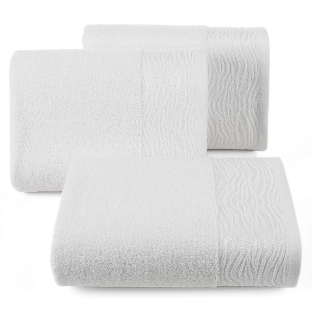 Ręcznik Dafne 70x140 biały frotte 500 g/m2 Eurofirany — zdjęcie 3