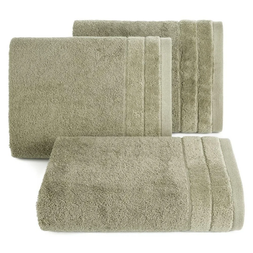 Ręcznik Damla 70x140 brązowy jasny 500g/m2 Eurofirany — zdjęcie 2