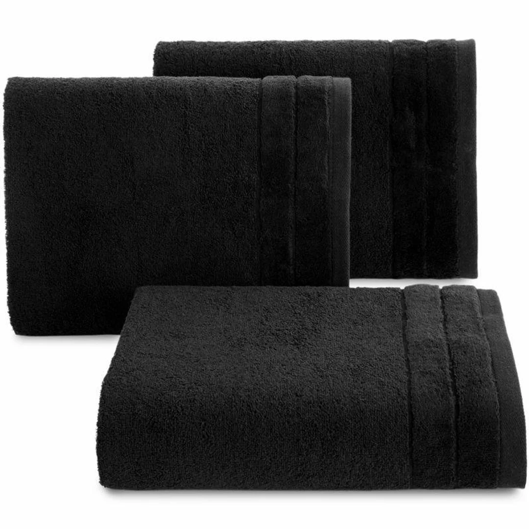 Ręcznik Damla 70x140 czarny frotte 500 g/m2 Eurofirany — zdjęcie 2