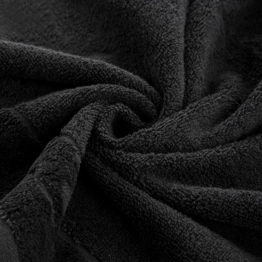 Ręcznik Damla 70x140 czarny frotte 500 g/m2 Eurofirany — zdjęcie 4