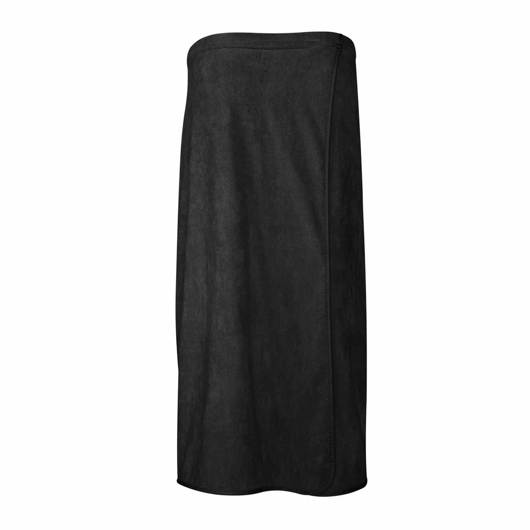Ręcznik damski do sauny Pareo Active L/XL czarny mikrofibra — zdjęcie 2