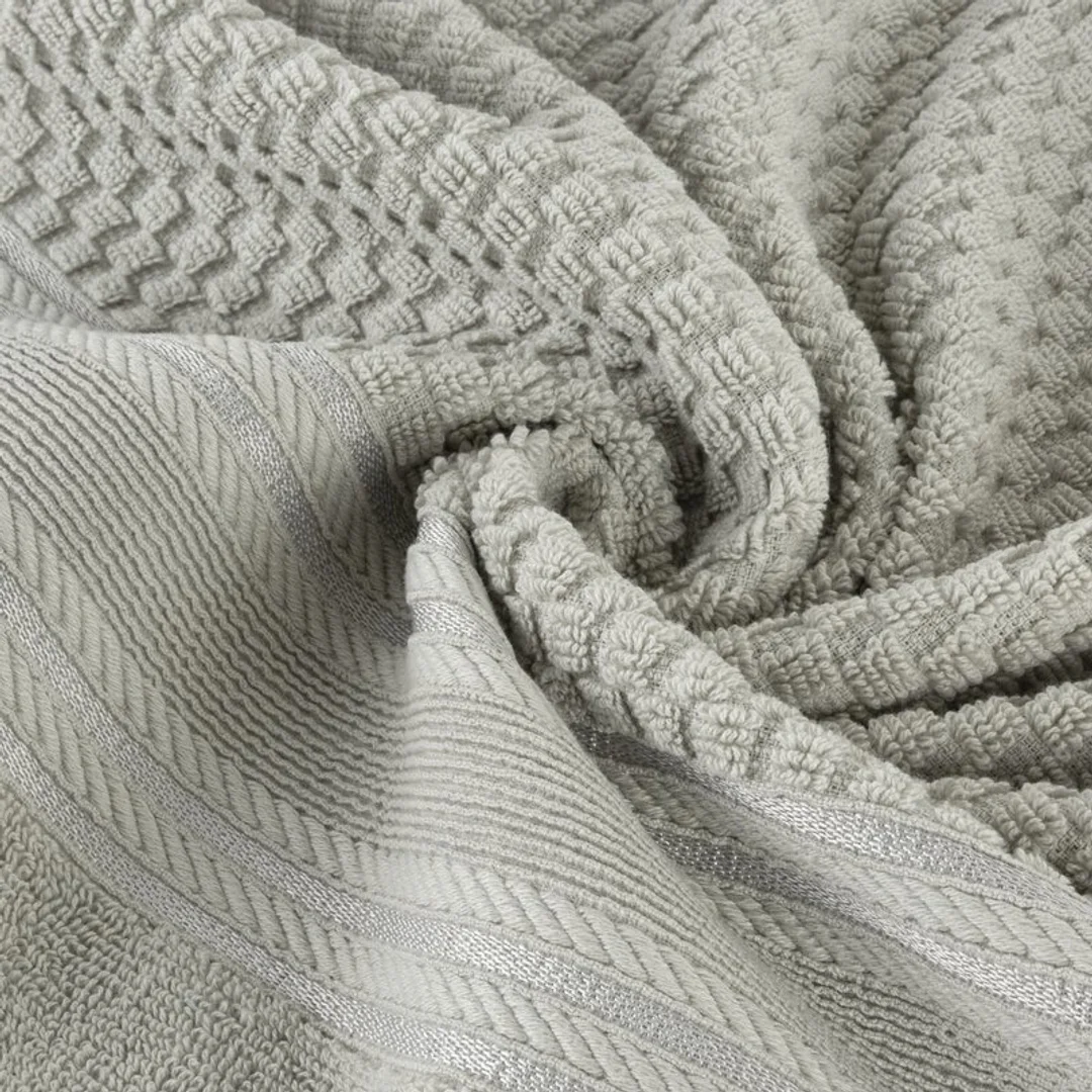 Ręcznik Davos 3 30x50 srebrny frotte 500 g/m2 Eurofirany — zdjęcie 4