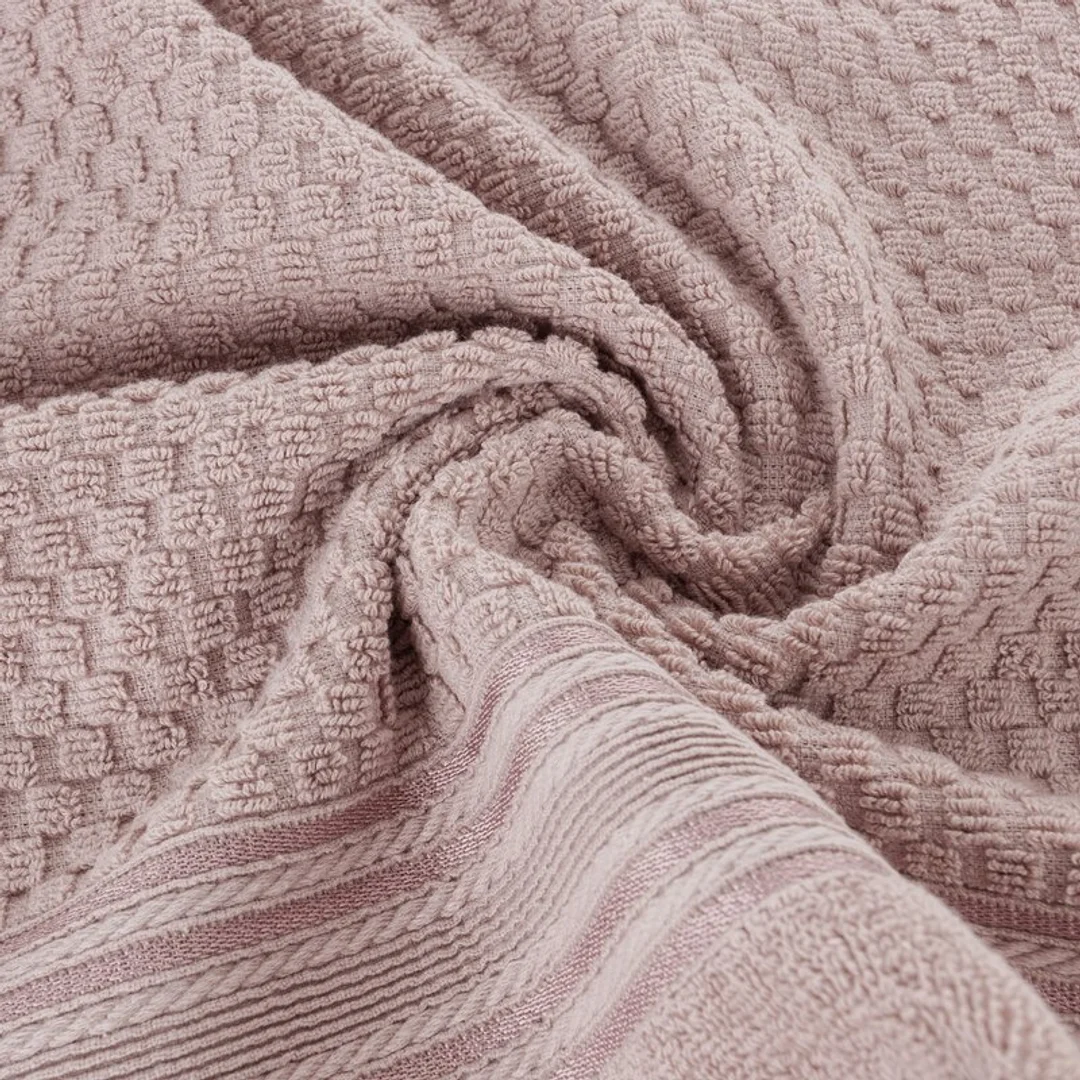 Ręcznik Davos 5 30x50 pudrowy ciemny frotte 500 g/m2 Eurofirany — zdjęcie 3