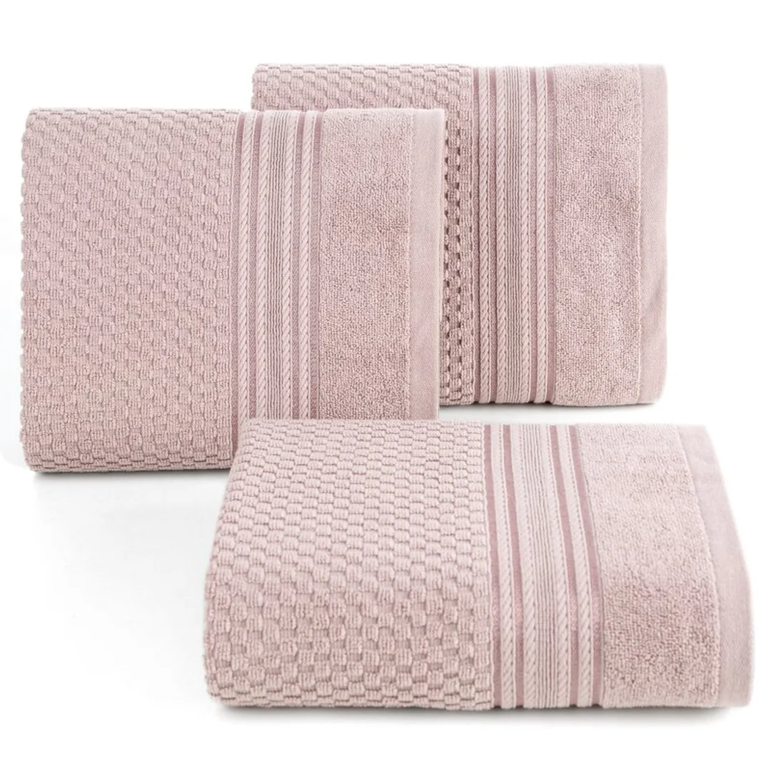 Ręcznik Davos 5 30x50 pudrowy ciemny frotte 500 g/m2 Eurofirany — zdjęcie 7