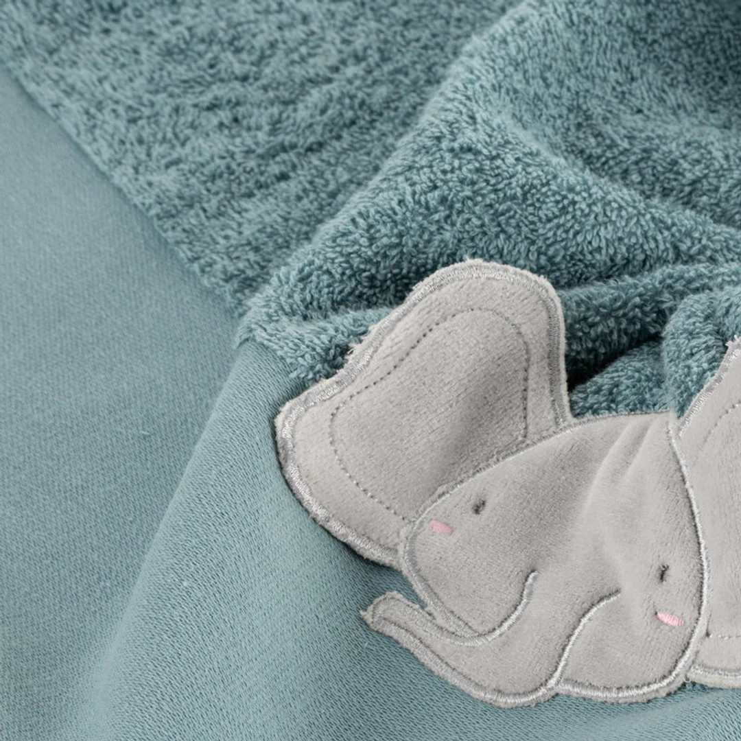 Ręcznik dziecięcy 50x90 Baby 59 niebieski Słonik 480g/m2 Eurofirany — zdjęcie 2