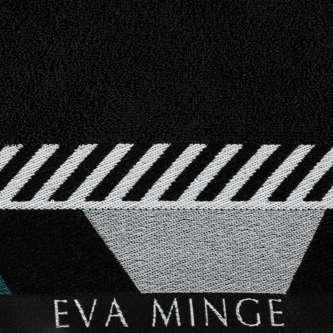 Ręcznik Eva 7 50x90 czarny frotte 485 g/m2 frotte Eva Minge Eurofirany — zdjęcie 2