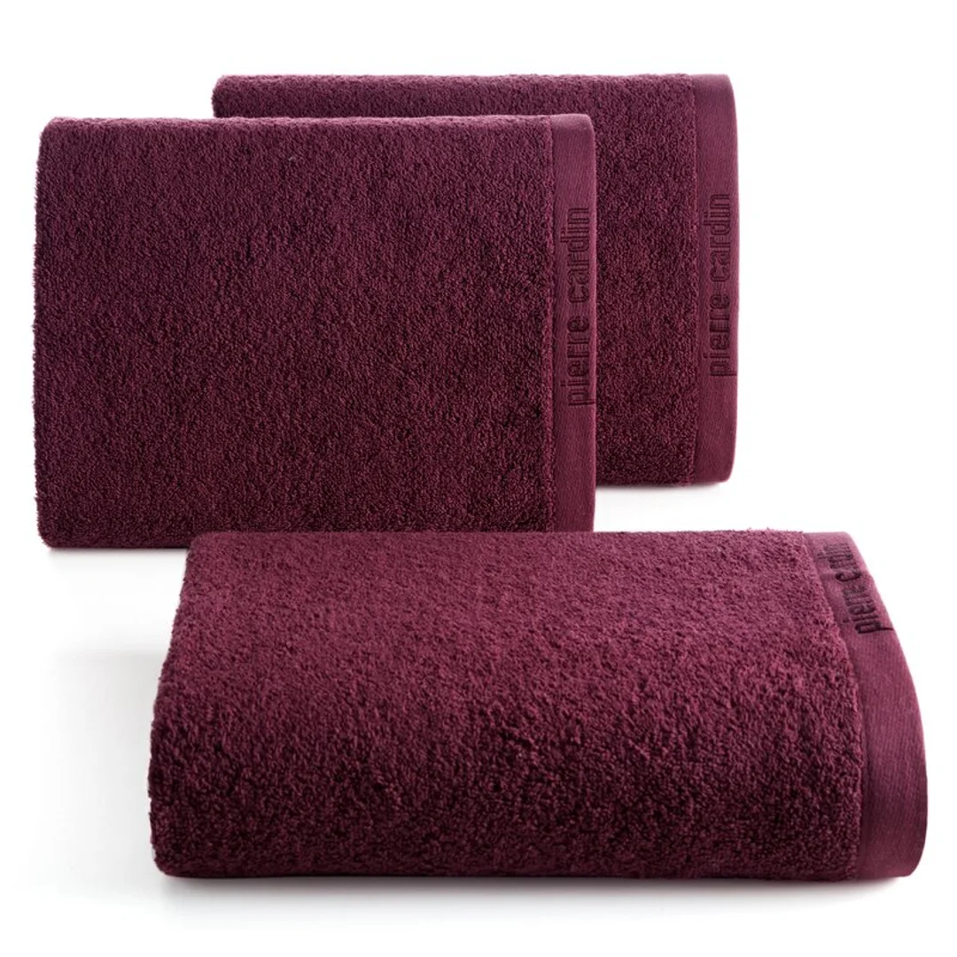Ręcznik Evi 70x140 burgundowy 430g/m2 Pierre Cardin — zdjęcie 2