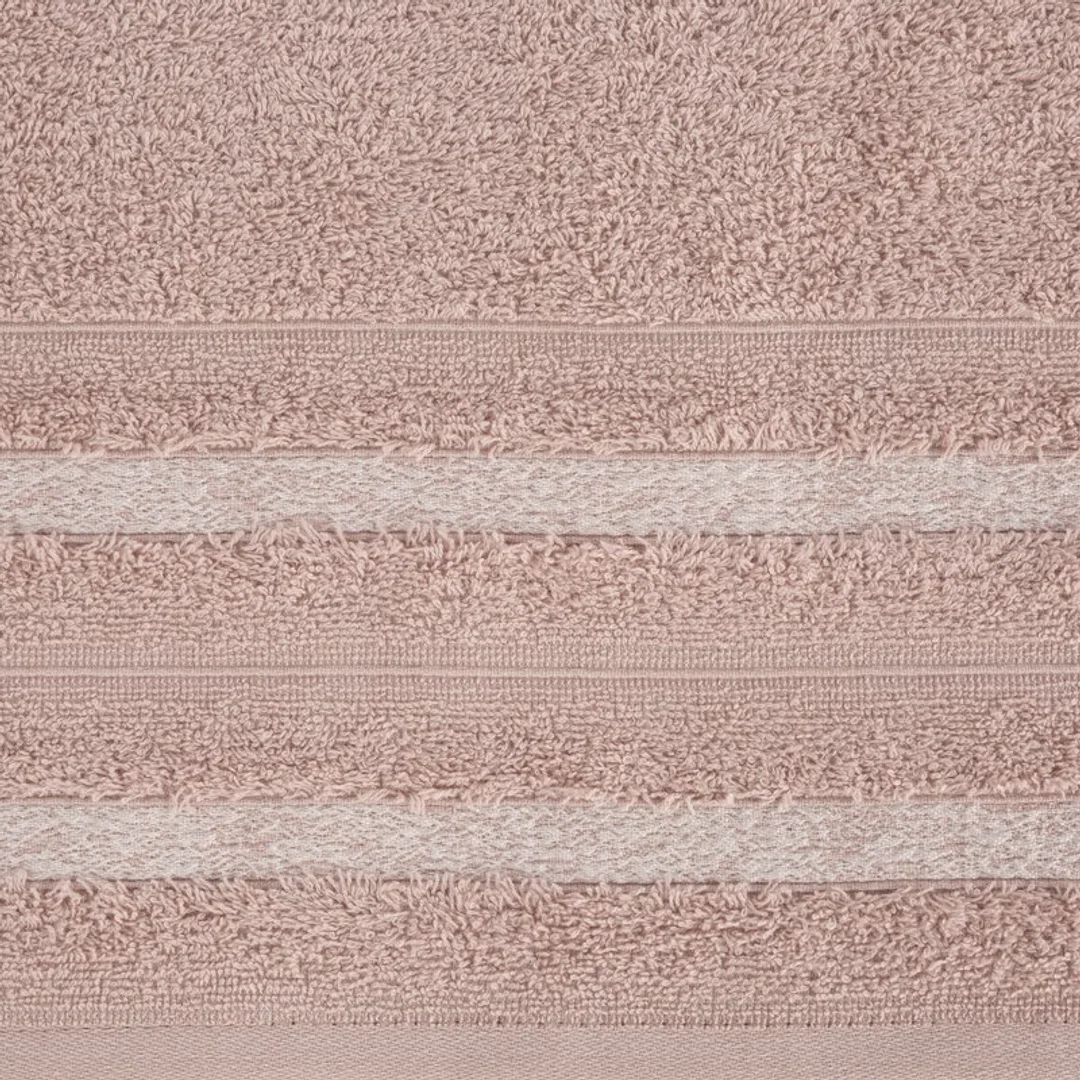 Ręcznik Fargo 50x90 pudrowy frotte 500 g/m2 Eurofirany — zdjęcie 3
