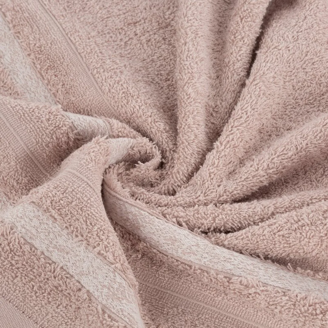 Ręcznik Fargo 50x90 pudrowy frotte 500 g/m2 Eurofirany — zdjęcie 4