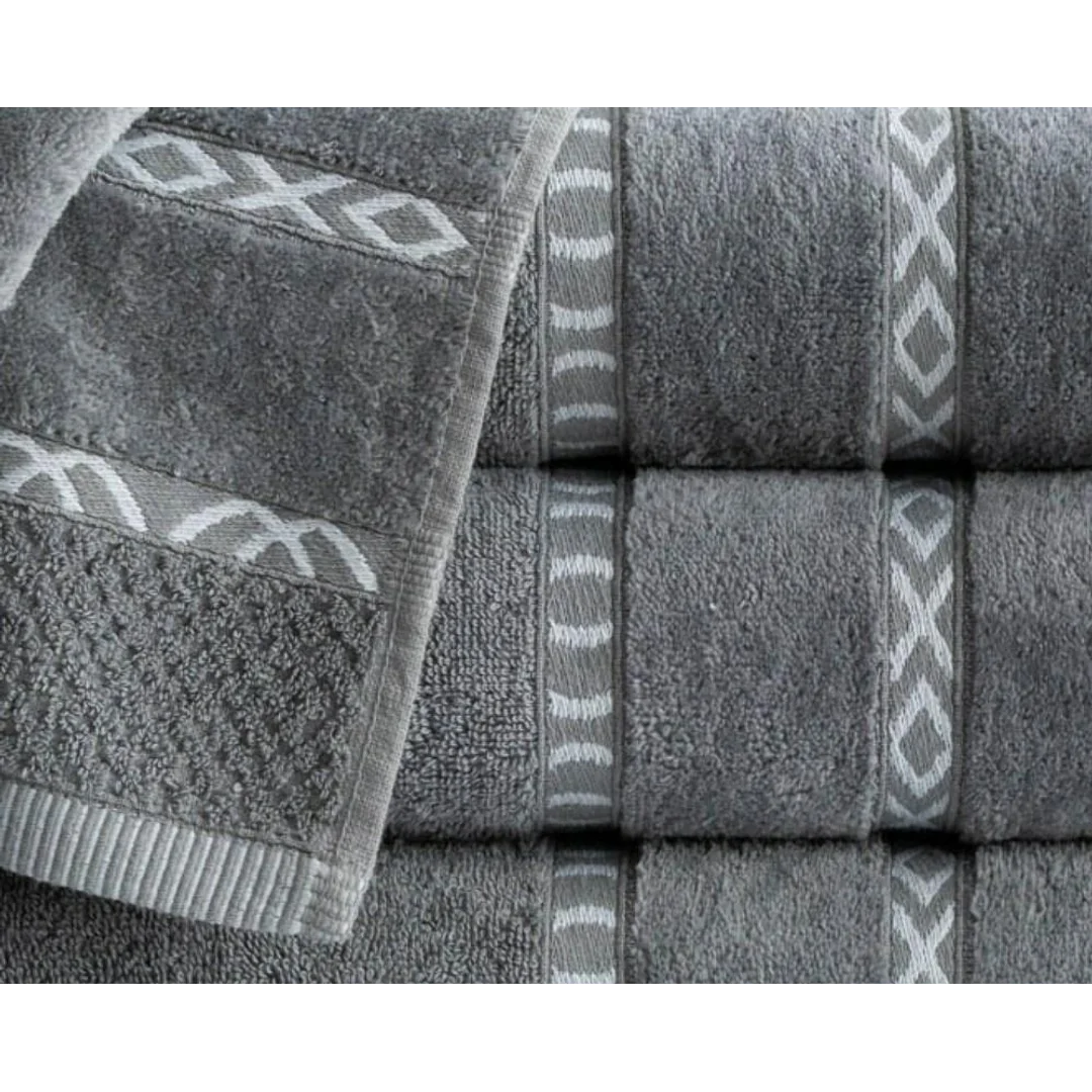 Ręcznik Gino 50x90 szary 550g/m2 frotte — zdjęcie 3
