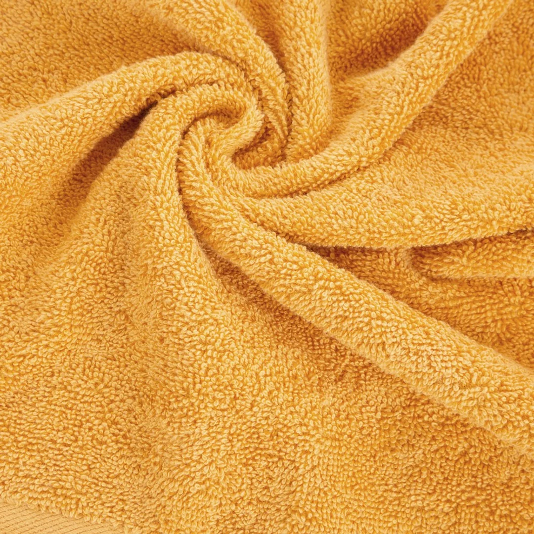 Ręcznik Gładki 2 50x100 musztardowy 33 500g/m2 Eurofirany — zdjęcie 2