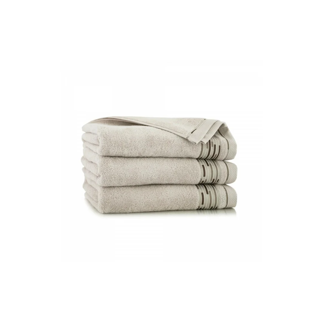 Ręcznik Grafik 70x140 beżowy kreta 8501/1/5901 450g/m2 — zdjęcie 2