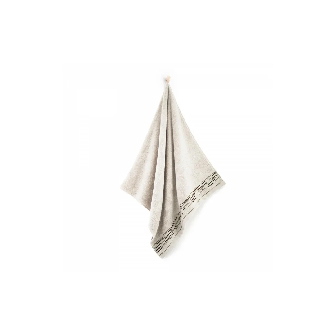 Ręcznik Grafik 70x140 beżowy kreta 8501/1/5901 450g/m2 — zdjęcie 3
