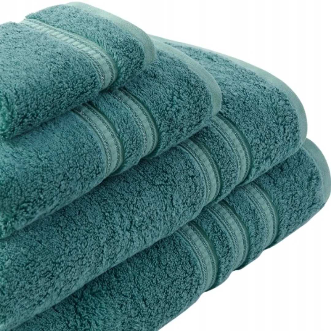 Ręcznik Harmony 30x30 eukaliptusowy ze srebrną bordiurą bambusowy 600 g/m2 — zdjęcie 2