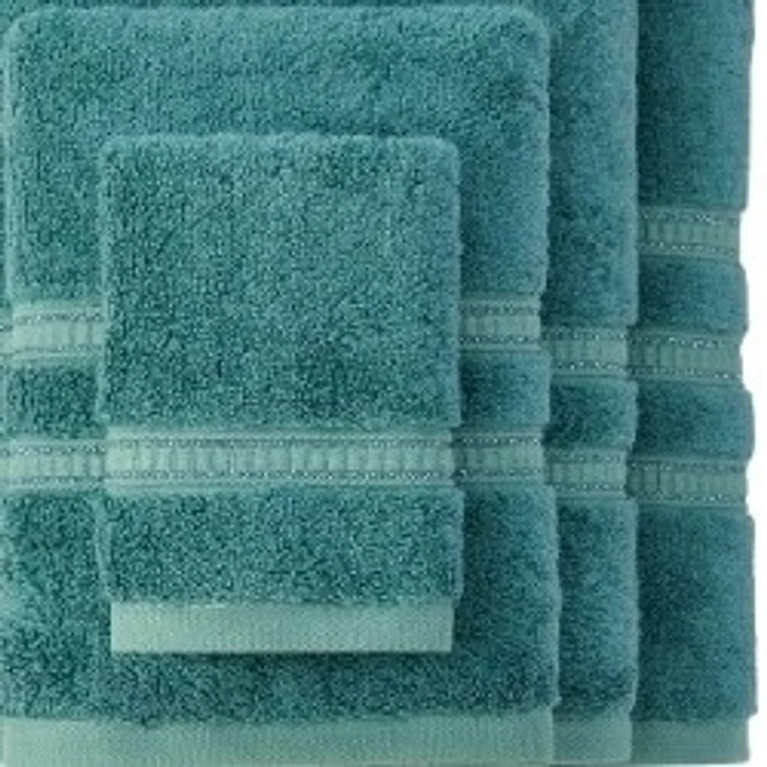 Ręcznik Harmony 30x30 eukaliptusowy ze srebrną bordiurą bambusowy 600 g/m2 — zdjęcie 3