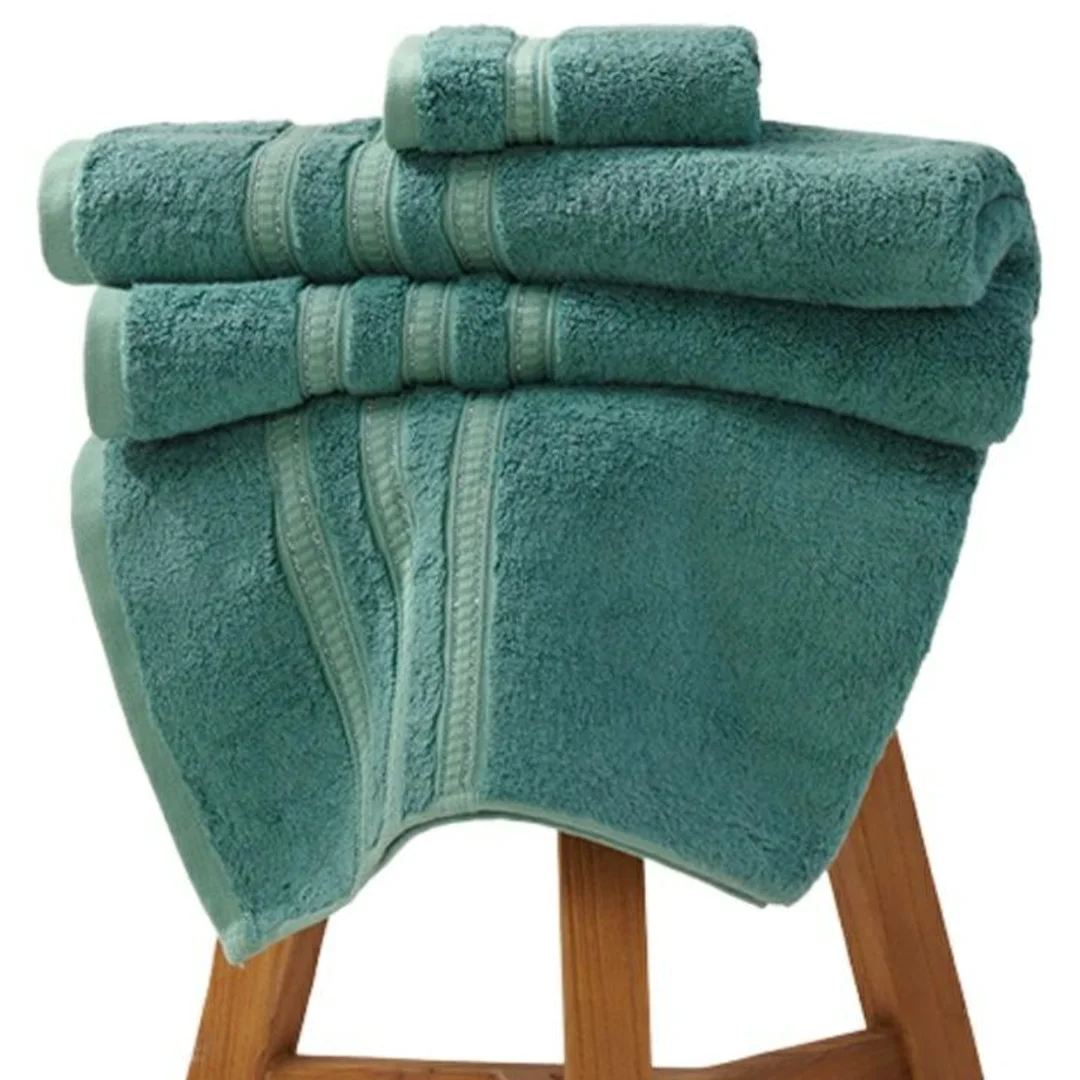 Ręcznik Harmony 30x30 eukaliptusowy ze srebrną bordiurą bambusowy 600 g/m2 — zdjęcie 7