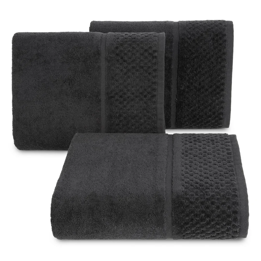 Ręcznik Ibiza 70x140 czarny 550g/m2 frotte Eurofirany — zdjęcie 2