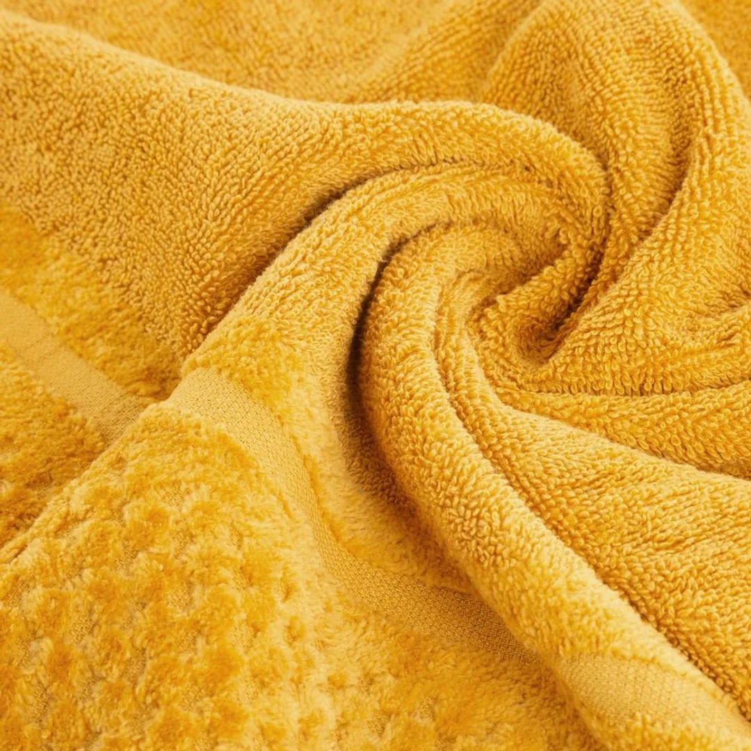 Ręcznik Ibiza 70x140 musztardowy 550g/m2 frotte Eurofirany — zdjęcie 4
