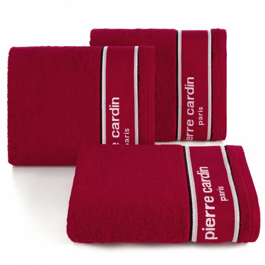 Ręcznik Karl 70x140 czerwony frotte 450g/m2 Pierre Cardin — zdjęcie 3