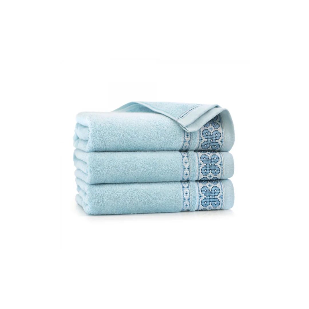 Ręcznik La Boca 70x140 niebieski frotte 420 g/m2 Zwoltex 23 — zdjęcie 4