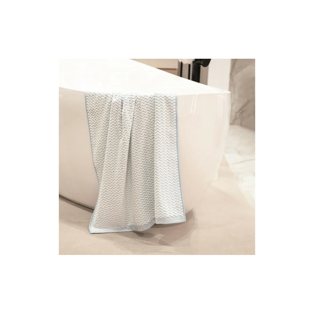 Ręcznik Lahti 70x140 niebieski zygzak 500 g/m2 Zwoltex 23 — zdjęcie 6