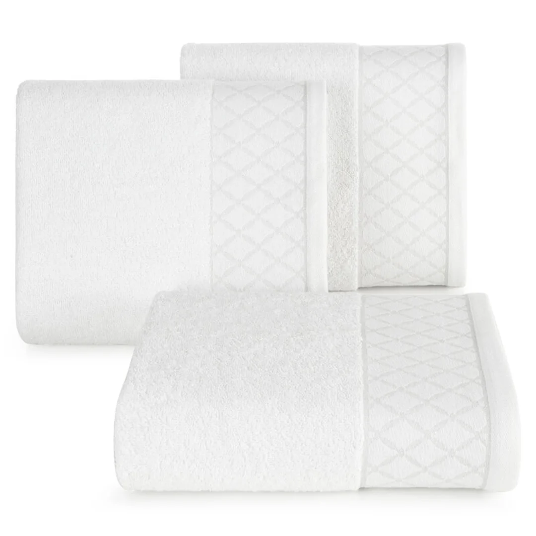 Ręcznik Layla 50x90 biały 500 g/m2 frotte bawełniany Eurofirany — zdjęcie 2
