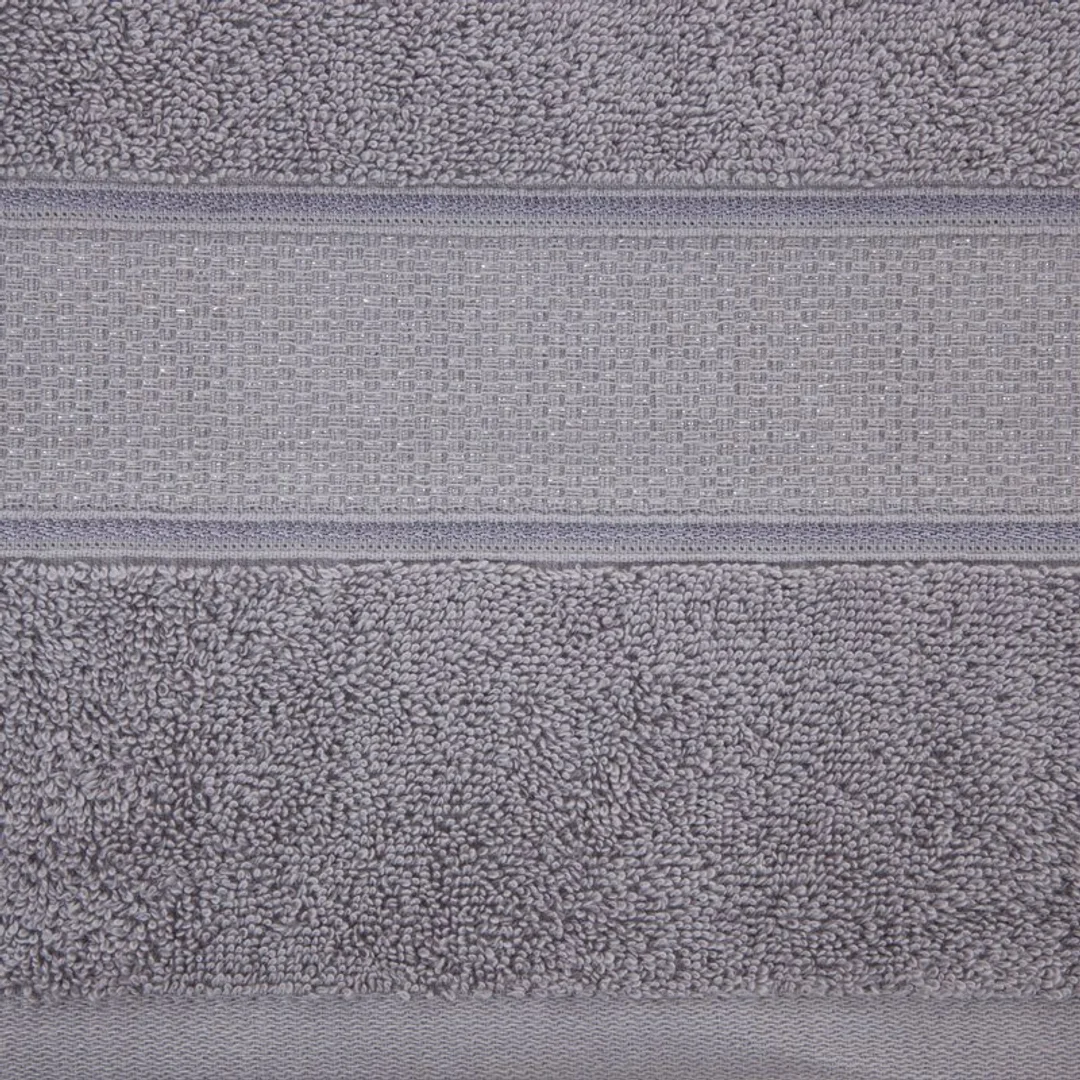 Ręcznik Liana 50x90 srebrny z błyszczącą nicią 500 g/m2 Eurofirany — zdjęcie 2